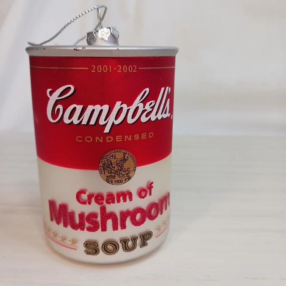 Campbell's Soup Can Christmas Tree Ornament Cream of Mushroom